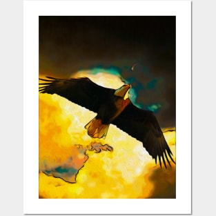 Eagle Storm - Bald Eagle Posters and Art